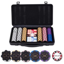 Valiza poker 300 jetoane 14g Engelhart