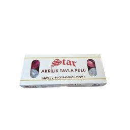 Set piese table alb/rosu Star Game