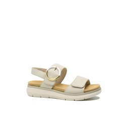 Sandale damă joase reglabile Remonte, bej din piele naturală REMD2K50-80-38 EU