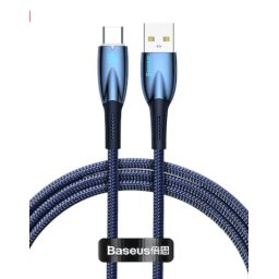 Cablu de date Baseus USB/USB-C albastru, 1m