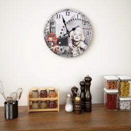 Ceas de perete vintage Marilyn Monroe, 30 cm GartenMobel Dekor