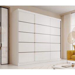 Dulap cu usi glisante, 250x58x215 cm, Andy 250, ADRK Furniture