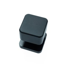 Set buton si broasca pentru usi de interior, model TOSSA, finisaj negru mat