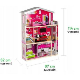 Casuta de basm malibu ecotoys 4118