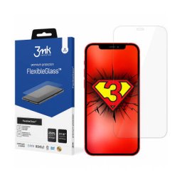 Folie De Protectie Ecran 3MK FlexibleGlass pentru Apple iPhone 12 / 12 Pro Sticla Flexibila Full Glue