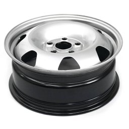 Janta VW Group 7E0601027B091 din Tabla 7Jx17Inch Argintiu/Negru