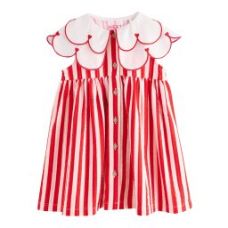 Next Rochie roșu / alb