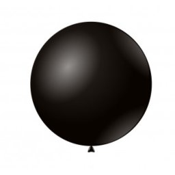 Set 2 baloane latex jumbo negru 46 cm