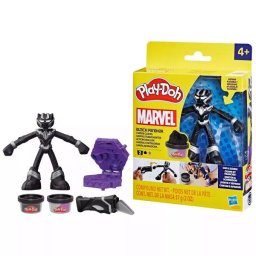 Play-Doh: Set de plastilină cu figuri Marvel - Pantera Neagră