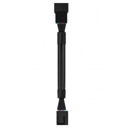 Cablu adaptor 4-pin PWM DeepCool, reduce voltajul pt RPM si zgomot scazut R-LSP-FAN
