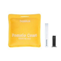ODORIZANT AUTO Baseus Margaret Series, Pomelo Coast, dimensiune 70*70mm, galben C20362400Y12-00 - 6932172643126