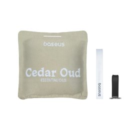ODORIZANT AUTO Baseus Margaret Series, Cedar Oud, dimensiune 70*70mm, gri C20362400832-00 - 6932172643133