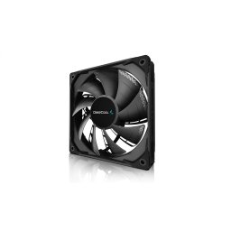 VENTILATOR DEEPCOOL PC TF120S BLACK, 120x120x25 mm, 1500rpm, control PWM, fara LED, 1 ventilator, 4-pin PWM, negru, DP-GS-H12FDB-TF120S-BK