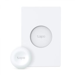 INTRERUPATOR inteligent TP-LINK, necesita hub Tapo H100 pentru functionare, 1 comutator, programare prin smartphone aplicatia Tapo, 1 x baterie CR2032, WiFi, alb Tapo S200D (timbru verde 0.18 lei)