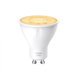 BEC LED wireless TP-LINK, 350lm, 2.9W, fasung GU10, lumina calda 2700K , control prin smartph.cu apl.Tapo, ajustare automata a luminii in fct. de mom zilei Tapo L610 (include timbru verde 0.60 lei)
