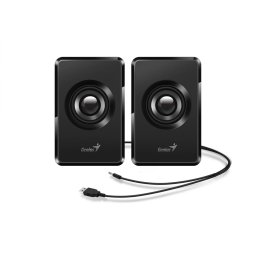 BOXE GENIUS 2.0, RMS: 3W (2 x 1.5W), USB power, black, SP-U125 31730042400 (timbru verde 0.8 lei)