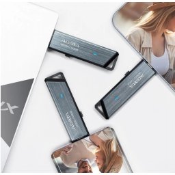 MEMORIE USB Type-C 3.2 ADATA 128 GB, retractabila, carcasa aluminiu, argintiu AELI-UE800-128G-CSG (timbru verde 0.03 lei)