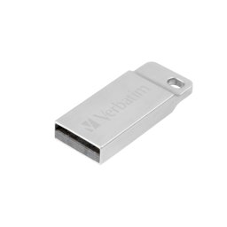 MEMORIE USB VERBATIM METAL EXECUTIVE 64GB , USB 2.0, ARGINTIU 98750 (TIMBRU VERDE 0.03 LEI)