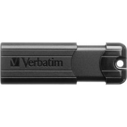MEMORIE USB VERBATIM PINSTRIPE 16GB NEGRU USB 3.049316 (TIMBRU VERDE 0.03 LEI)