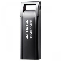 MEMORIE USB 3.2 ADATA UR340 64GB BLACK METALIC AROY-UR340-64GBK (timbru verde 0.03 lei)