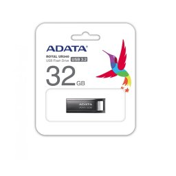 MEMORIE USB 3.2 ADATA UR340 32GB BLACK METALIC, AROY-UR340-32GBK (timbru verde 0.03 lei)
