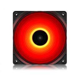 VENTILATOR DEEPCOOL PC RF120R LED, 120x120x25 mm, 4 red LED, Hydro Bearing, DP-FLED-RF120-RD