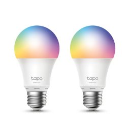 BEC LED wireless TP-LINK, 800lm, 8.7W, E27, intens reglabila, ctr prin smartph.cu apl.Tapo, ajustare auto a luminii in fct. de mom zilei- diferite culori Tapo L530E(2-pack) (timbru verde 0.60 lei)