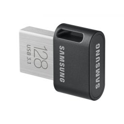 MEMORIE USB SAMSUNG 128 GB, USB 3.1, profil mic, carcasa plastic, negru, MUF-128AB/APC (timbru verde 0.03 lei)