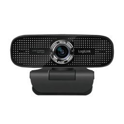 CAMERA WEB LOGILINK senzor. 1080p Full-HD cu rezolutie video 1920x1080; unghi vizualizare 100grade, pivotare 90grade, rotatie 180grade, microfon dual, cablu 1.6m, UA0378 (timbru verde 0.18 lei)