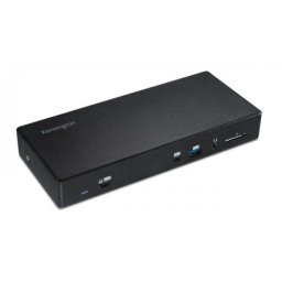DOCKING Station KENSINGTON universal, conec PC USB-C, USB 3.0 x 4, USB-C x 1, porturi video DPx2, HDMIx1, USB-Cx1, RJ-45, NB 100 W,negru SD4850P, K34115EU (timbru verde 0.18 lei)
