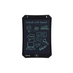 TABLETA LED SPACER pentru scris si desenat, interactiva, e-learning, 10 display, black, baterie CR2025 SPTB-LED-10 (timbru verde 0.8 lei)