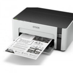 Imprimanta Inkjet CISS Mono Epson M1120, A4, Functii: Impr., Viteza de Printare Monocrom: 32 ppm, Conectiv:USBRetea, Duplex:nu, ADF:Nu(Timbru Verde 21lei) C11CG96403