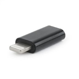 ADAPTOR GEMBIRD, pt. smartphone, Lightning (T) la USB Type-C (M), negru, A-USB-CF8PM-01 (timbru verde 0.08 lei)