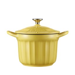 BUYDEEM Enameled Cast Iron Dutch Oven, model CP541, color Mellow Yellow