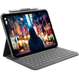 LOGITECH Slim Folio for iPad (10th gen) - GREY - US INTL