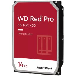 HDD NAS WD Red Pro 14TB CMR, 3.5, 512MB, 7200 RPM, SATA, TBW: 550