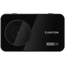 CANYON car recorder DVR25GPS WQHD 2.5K 1440p Wi-Fi GPS Black