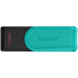 Kingston 128GB Portable USB 3.2 Gen 1 DataTraveler Exodia S (Black/Turquoise)