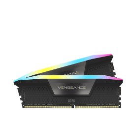 DDR Corsair - gaming Vengeance RGB, DDR5, 32GB (2x16GB), DDR5 5600, C38, 1.4V, Intel XMP, Negru CMH32GX5M2B6600C38