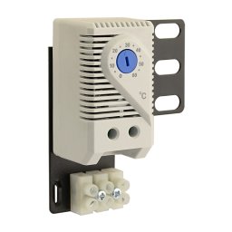 UNITATE RACIRE cabinet - Dateup Termostat analogic pentru ventilatoare rack, 0 - 60 grade, 10A, alb, cu sistemde prindere inclus JZ20210731001 (timbru verde 2 lei)