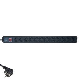 Priza de rack cu montare verticala , PDU 12 posturi Schuko, Xcab Xcab-1219