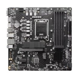 MSI PRO B760M-P, mATX, LGA 1700, DDR5 6800, 1x PCIe x16 slots, 2x M.2 slots, 1x HDMI, 1x DP, 1x VGA, 1x USB 3.2 Gen 2 Type-C, 1x USB 3.2 Gen 1, 4x USB 2.0, 7.1, 1Gbps LAN, 3Y PRO_B760M-P