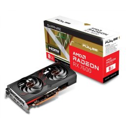 VGA PCIE8 RX7600 8GB GDDR6/PULSE 11324-01-20G SAPPHIRE 11324-01-20G (timbru verde 0.8 lei)