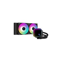 Cooler Deepcool LS520 SE, compatibil skt. Intel si AMD, racire cu lichid, ventilator 120 mm x 2, 2250 rpm, iluminat RGB, R-LS520-BKAMMM-G-1 (timbru verde 2.00 lei)