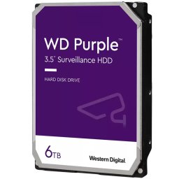 HDD Video Surveillance WD Purple 6TB CMR, 3.5, 256MB, SATA, TBW: 180