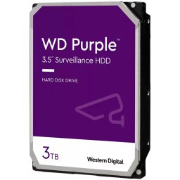 HDD Video Surveillance WD Purple 3TB CMR, 3.5, 256MB, SATA, TBW: 180