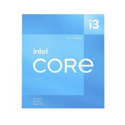 CPU INTEL i3-12100F, skt LGA 1700, Core i3, frecventa 3.3 GHz, turbo 4.3 GHz, 4 nuclee, putere 58 W, BX8071512100F