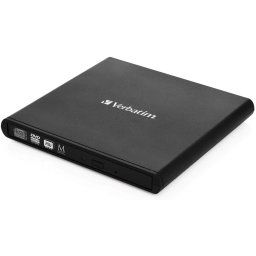 DVD-RW extern, VERBATIM, interfata USB 2.0, negru, 53504 (timbru verde 0.8 lei)