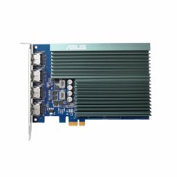 PLACA VIDEO ASUS GeForce GT 730, 2 GB GDDR5 64 biti, PCI Express 2.0 x 16, HDMI x 4, sistem racire aer, GT730-4H-SL-2GD5