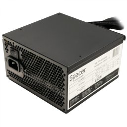 SURSA SPACER BZCO-650 80+ Bronze compatible, 650w, fan 120mm, 2x PCI-E (6+2), 6x S-ATA, 2x P8 (4+4), SPPS-BZCO-650, (timbru verde 2 lei)